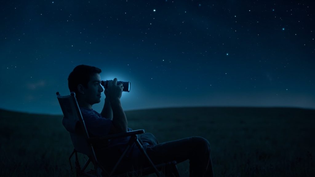 L'observation des étoiles avec une jumelle adaptée
